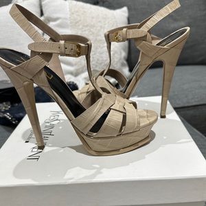 YSL tribute heels.